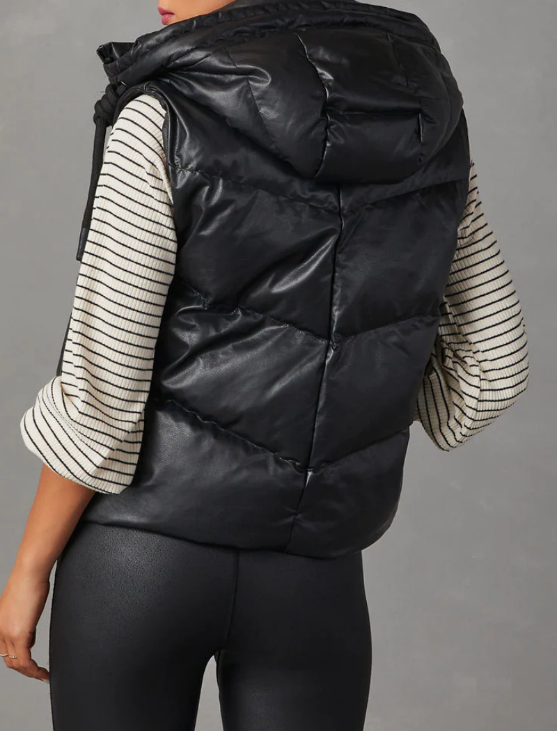Zip Closure Puffer Vest