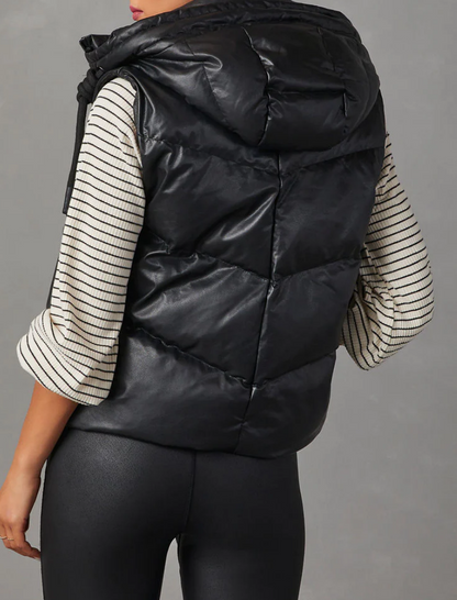 Zip Closure Puffer Vest