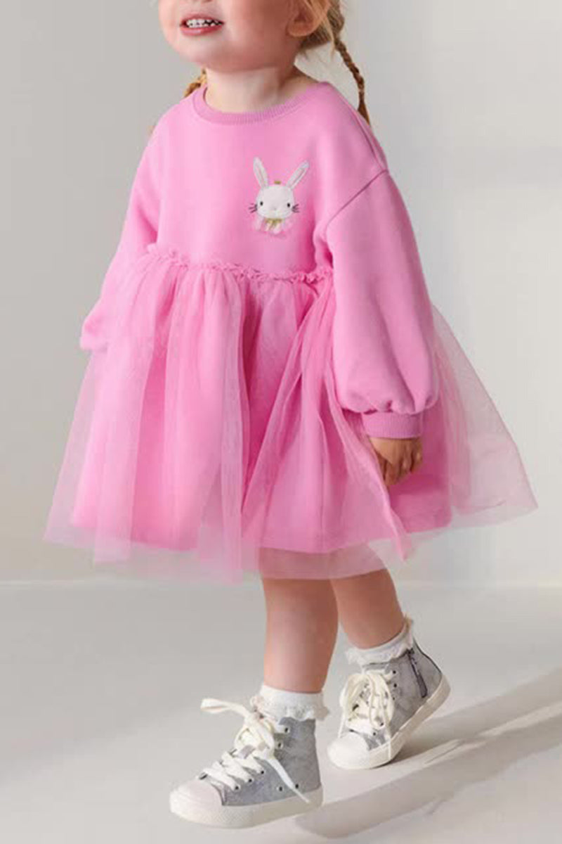 Bunny Patch Tulle Dress (Kids)