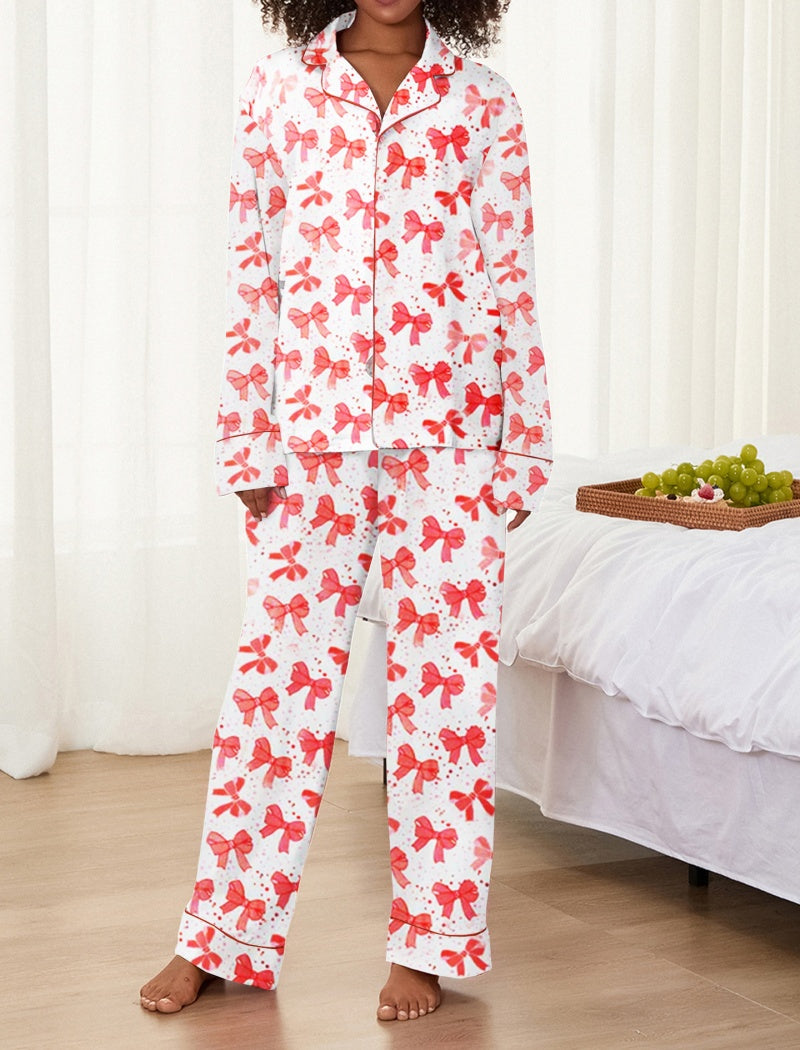 Bow Two-Piece Loungewear Set