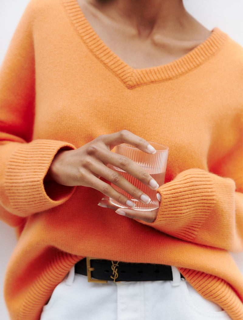 Oversized V-Neck Sweater