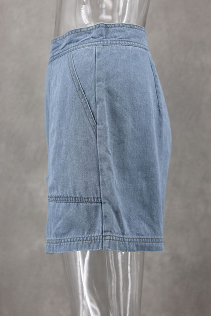 Denim Shirt and Skort Set