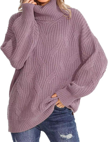 Chunky Knit Turtleneck Sweater