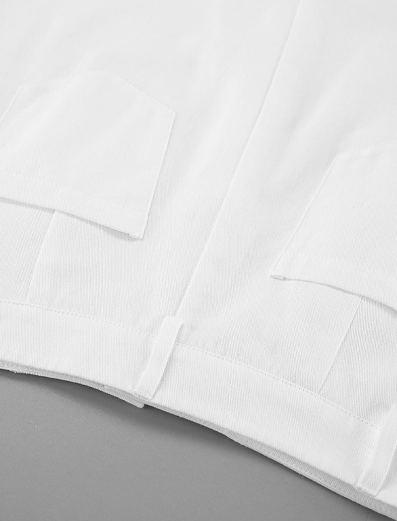 High-Waisted Slim Buttoned Skirt