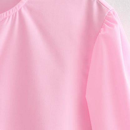 Tie-Front Peplum Blouse