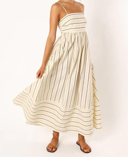 Striped Maxi Cami Dress