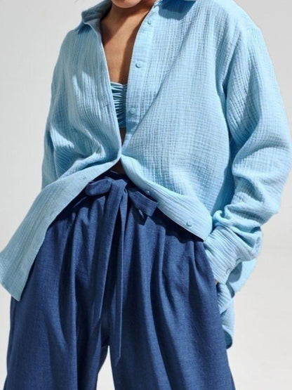 Oversized Button-Up Shirt