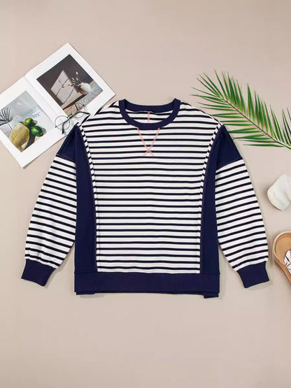 Striped Long-Sleeve Top