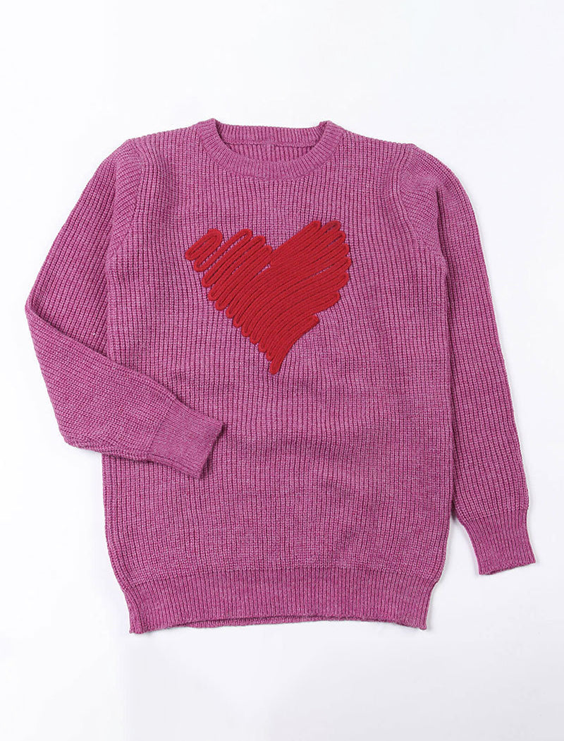 Heart Detail Sweater