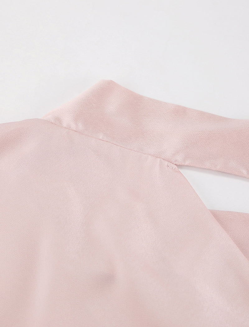 Off-Shoulder Long Sleeve Shirt