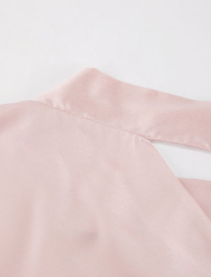 Off-Shoulder Long Sleeve Shirt