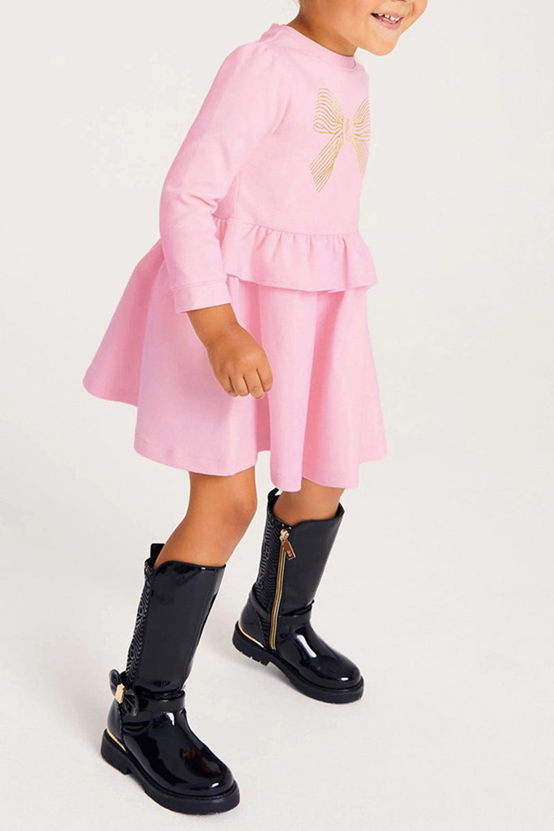 Bow Peplum Dress (Kids)