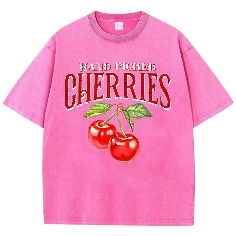 Graphic Cherry Oversized T-Shirt