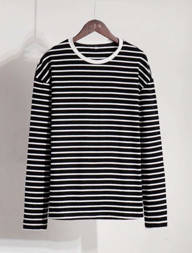 Striped Long-Sleeve Top