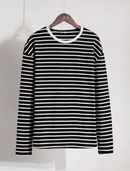 Striped Long-Sleeve Top