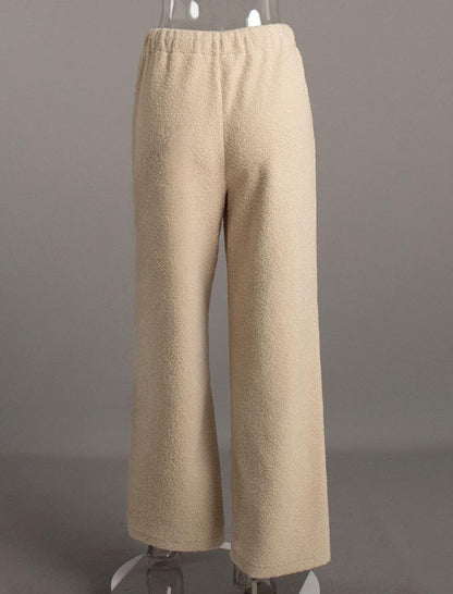 Wide-Leg Pants with Elastic Waist