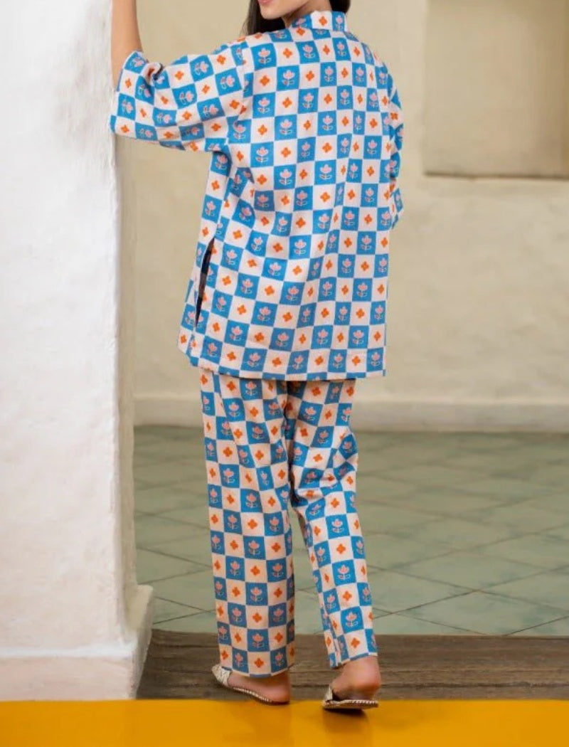 Printed Pajama Set