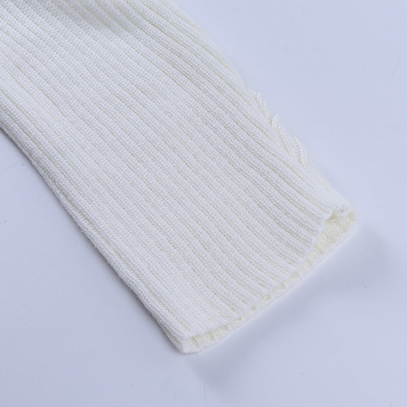 Ribbed Knit Arm Warmer Bolero