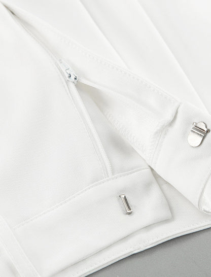 Wide-Leg High-Rise Trousers