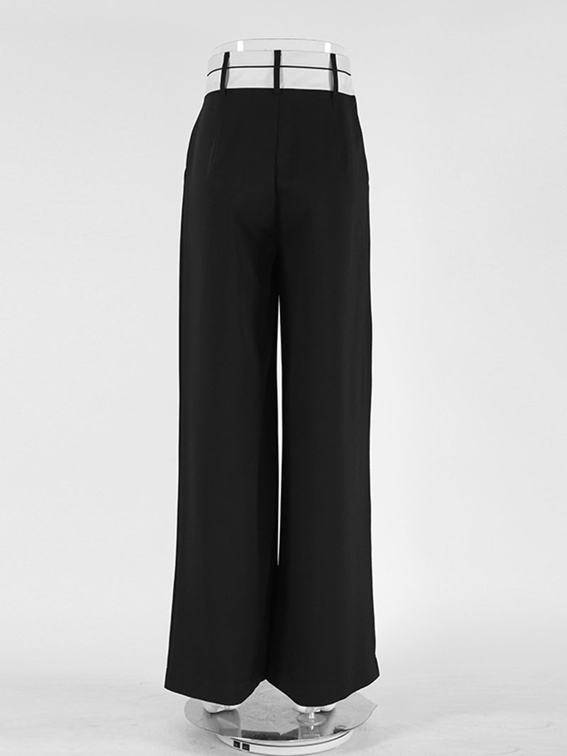 Wide-Leg High-Waist Pants