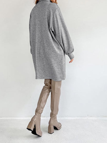 Knit High Collar Dress