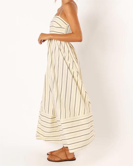 Striped Maxi Cami Dress