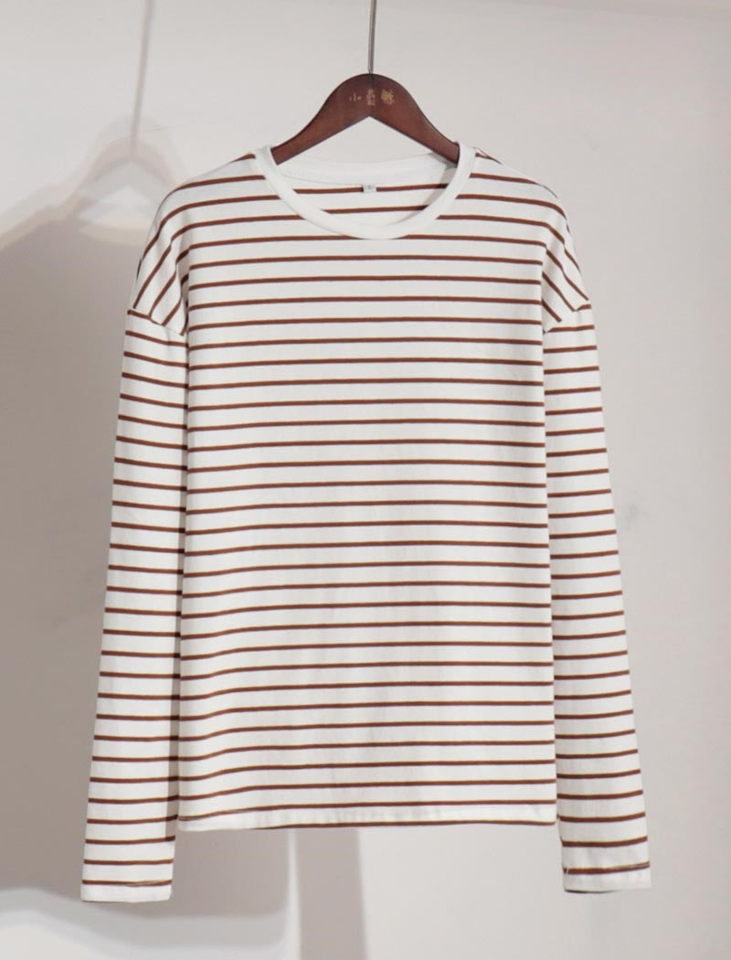 Striped Long-Sleeve Top