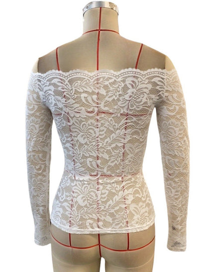 Off-Shoulder Lace Top