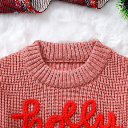 Crew Neck Holly Jolly Sweater