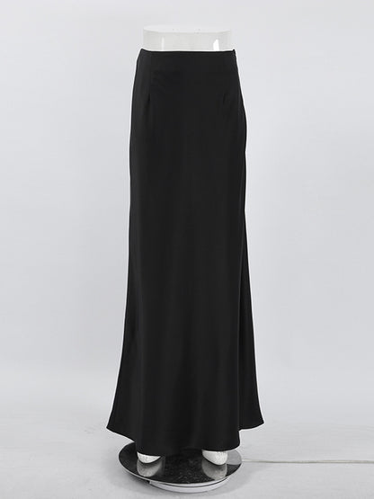 Satin Maxi Skirt