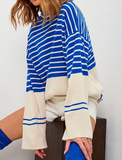 Striped Oversized Sweater