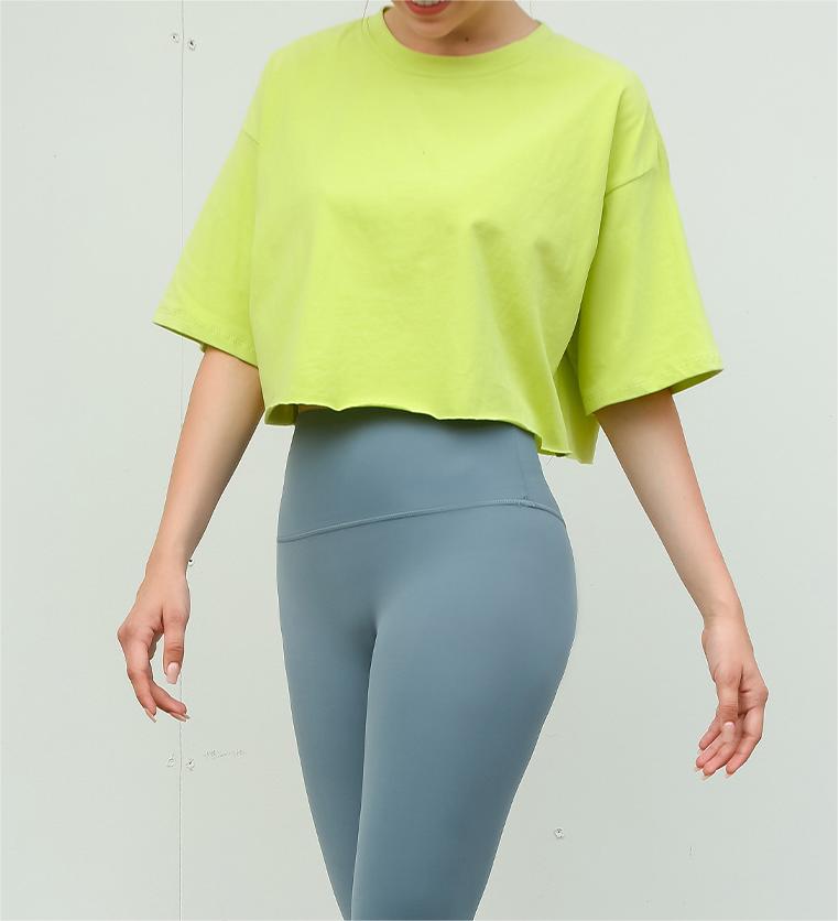 Solid Cropped Boxy Top