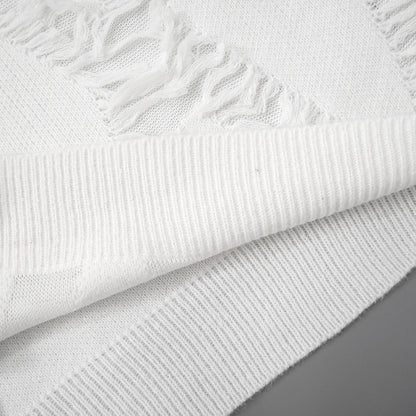 Distressed Crewneck Sweater