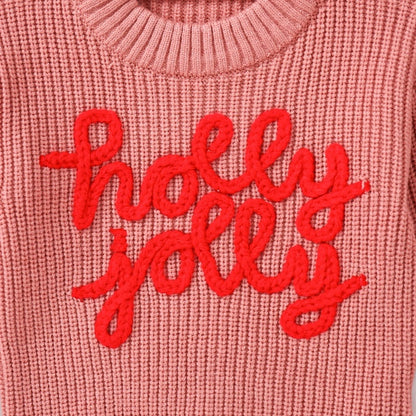 Crew Neck Holly Jolly Sweater