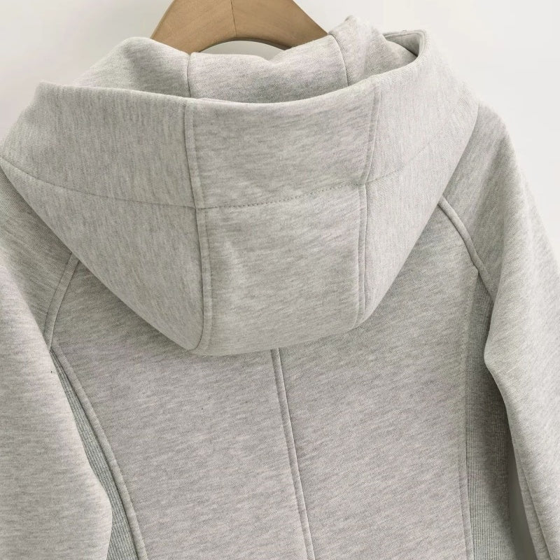 Zip-Up Slim Fit Fleece Jacket