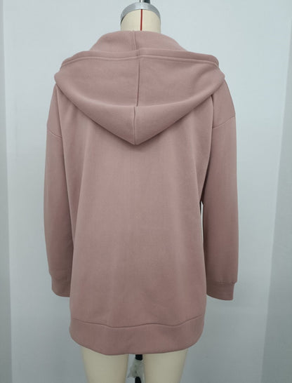 Zip Up Hooded Top