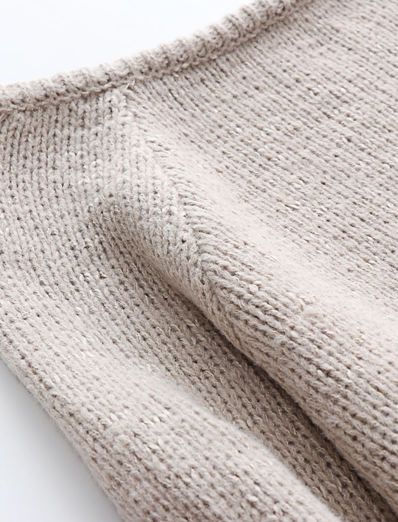 Off Shoulder Knit Pullover