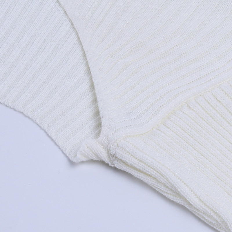 Ribbed Knit Arm Warmer Bolero