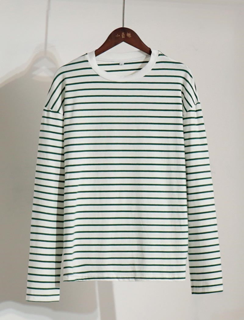 Striped Long-Sleeve Top