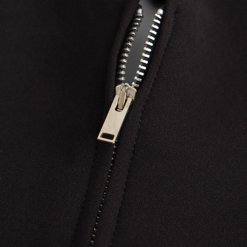 Zip-Up Tailored Halter Vest