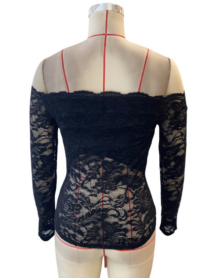 Off-Shoulder Lace Top