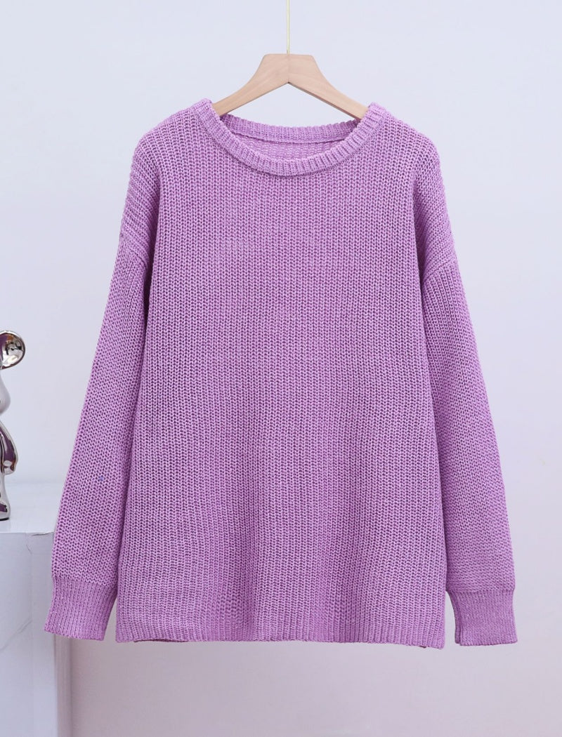 Chunky Knit Oversized Sweater with Casual Fit