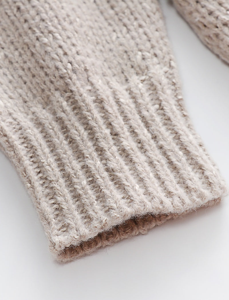 Off Shoulder Knit Pullover