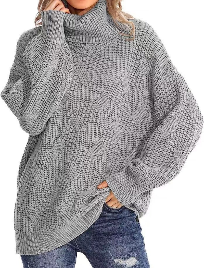 Chunky Knit Turtleneck Sweater