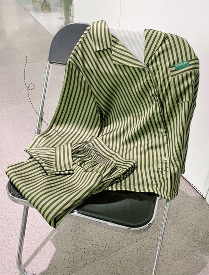 Loose-Fit Striped Set