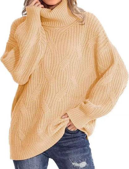 Chunky Knit Turtleneck Sweater