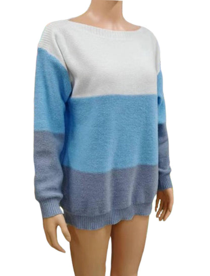 Color Block Knit Sweater