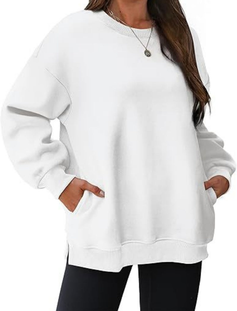 Oversized Long Sleeve Top with Pockets