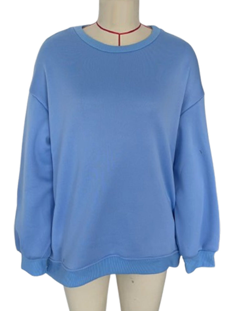 Oversized Long Sleeve Top with Pockets