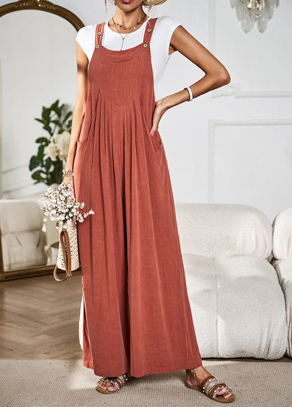 DVI407063J Wide Leg Casual Jumpsuit